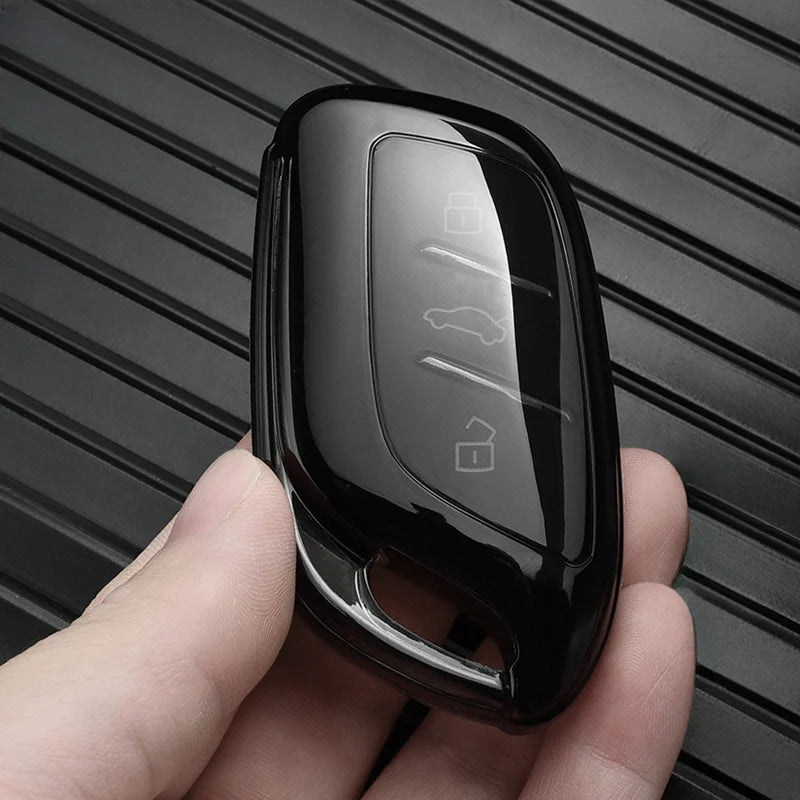 Transparent Soft Tpu Key Case Cover For MG4 MG5 MG6 Mg3 Mg7 MG ZS EV HS EHS ZX GT Roewe RX3 RX8 ERX5 RX5 I6 I5 Car Accessories