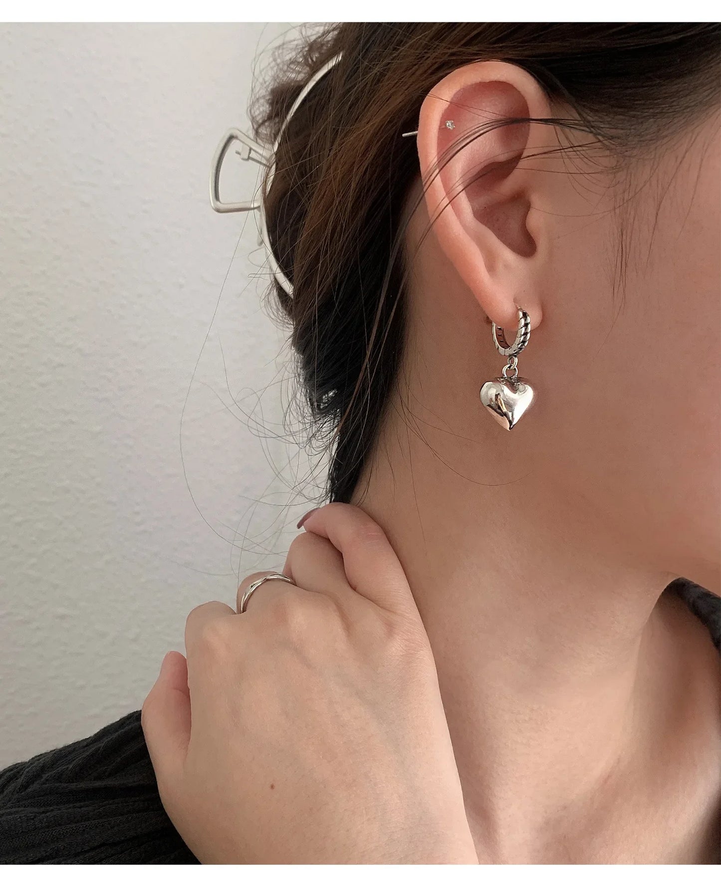 Stainless steel Bracelets for Women String of Beads Accessories Trend Vintage Simple Cute Bear Pendant Party Jewelry