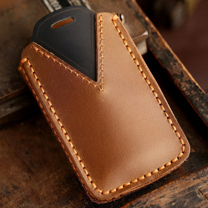 For Renault Captur Koleos Kadjar Zoe Arkana Espace Clio Megane Grand Scenic Sandero Dacia Duster Card Leather Car Key Cover