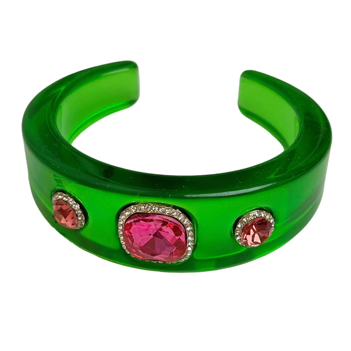 Bracelets Luxury for Woman Exaggerated Geometric Round Gradient Open Chunky Resin Bangles Designer Jewelry Accessories