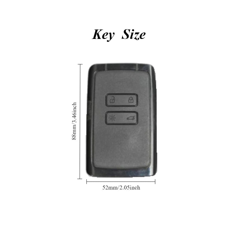 For Renault Captur Koleos Kadjar Zoe Arkana Espace Clio Megane Grand Scenic Sandero Dacia Duster Card Leather Car Key Cover