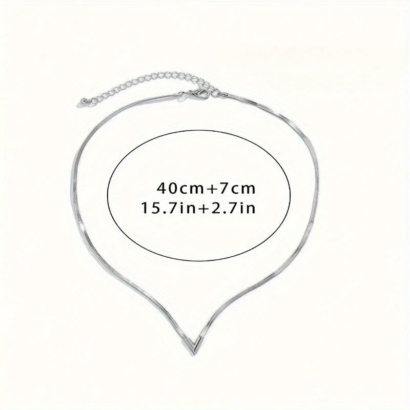 Fashion Simple Design Women's Necklaces in Europe and The United States Personalized Trend Holiday Party Accessories Gifts