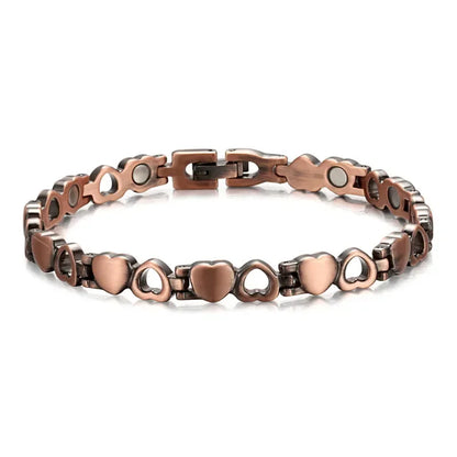 Copper Color Bracelets for Women&Men Therapy Health Magnetic Healing Bracelet Bio Energy Arthritis Pain Valentine's Day Gifts