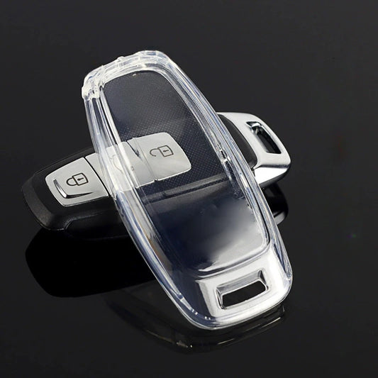 Soft TPU Car Remote Key Cover Case For Audi A3 A4 B9 A6 C8 A7 S7 4K A8 D5 S8 Q7 Q8 SQ8 E-tron 2018 2019 2020 2021 Accessories