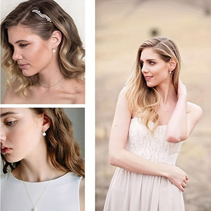 Sterling 925 Silver Jewelry With Faux Pearl Decor Hook Earrings Elegant Luxury Style Versatile Ornaments