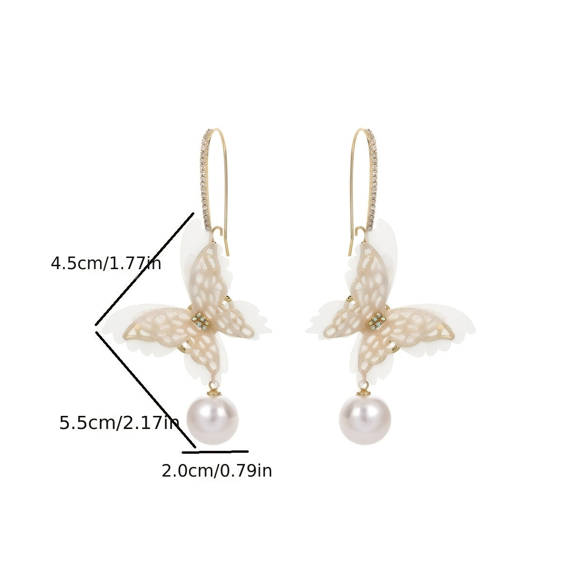 1 Pair of Fashionable Women's Earrings Birthday Party Gift Personality